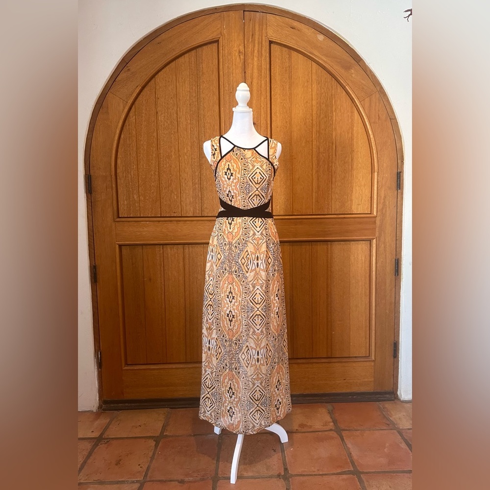 Forever 21 Contemporary geometric design maxi dress XS